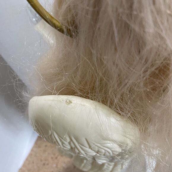 Vtg Angel Animated with Movable Arms Wings and Head Illuminated Posable Arms 24" - Picture 10 of 13